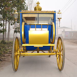 Carruaje Eléctrico de 4 Ruedas Tipo Royal Horse Drawn Carriage OEM en Venta - Motor de 2000W, Alcance de 80km para Eventos Turísticos y Bodas - Product Image 5