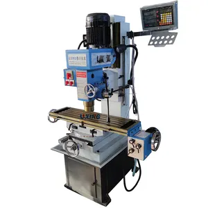 Low cost ZX50C small vertical drill mill fresadora drilling and milling machine with DRO