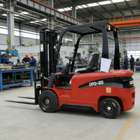 Chariot élévateur électrique compact RONGYU RY100 certifié CE ISO, capacité de charge 1T-5T, batterie lithium-ion, pneus pleins, déplaceur latéral hydraulique