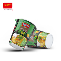 Nouilles instantanées en tasse saveur légumes HALAL 65g, vente en gros, produit phare