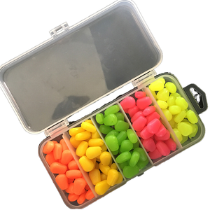 Fabrika-doğrudan 6 renkler PVC mısır aromalı yapay yemler kokulu mısır çekirdek Lures okyanus tekne besleyici kutup balıkçılık nehirler için - Product Image 1