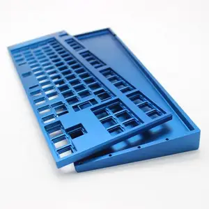 تصنيع المعدات الأصلية مخصص الدقة التصنيع باستخدام الحاسب الآلي معدن الألومنيوم لوحة المفاتيح الميكانيكية