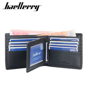 กระเป๋าสตางค์แบบพับสามตอนสำหรับผู้ชาย Baellerry สีเทาอเนกประสงค์สำหรับใช้ในชีวิตประจำวัน - Product Image 2