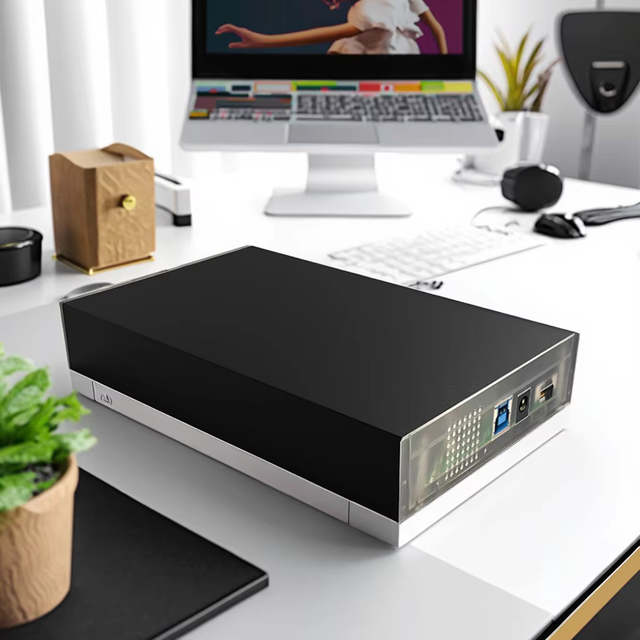 AOTECH 3.5 Inch USB 3.0 Aluminum External Hard Drive Enclosure 16 Terabyte HDD Case for Office & Personal Use