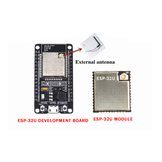 ESP-32U Development Board - Wireless WiFi +  - Dual-core CPU - Internet of Things - Built-in Antenna