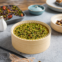 Nouvelle boîte de rangement ronde en bois massif jetable pour le thé, les aliments, les collations, l'emballage, la boîte à fromage pour les ustensiles de cuisson, les fruits et les aliments