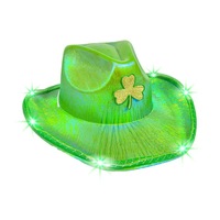 Il cappello da Cowboy di San Patrizio Western Party Festival ha portato il cappello da Cowboy al Neon per carnevale