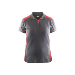 BLAKLADER-Polo Mujer 339010509456S Gris/Rojo-EAN 7330509515747 CAMISETAS Y POLOS DE TRABAJO - Product Image 1