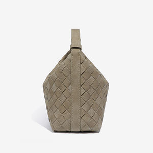 กระเป๋ากล่องอาหารกลางวันขนาดเล็กลายวอลเลซเคลือบผิวด้านสำหรับผู้หญิงปรับสายคล้องไหล่ได้กระเป๋าถือทอหรูหราน้ำหนักเบา - Product Image 5