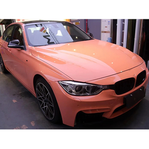 Film <span class=keywords><strong>de</strong></span> vinyle en PET TPU Super Glossy Crystal Page Piggy Pink Car Wrap Vinyl 1.52x18M/5x60FT Full Roll Factory Direct - Product Image 2