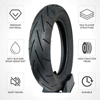 Neumático de Motocicleta Personalizado de Fábrica 130/90-16 T924 Resistente al Frío, Neumático MX Profesional para Invierno, Tundra Siberiana, Safari, Raid, Viajes