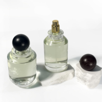 Vente en gros d'emballages en verre, flacon de parfum vide transparent de 100 ml, flacon pompe pour lotion, flacons de parfum uniques