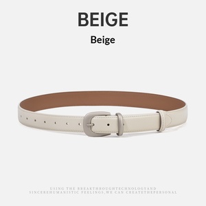 <span class=keywords><strong>Ceinture</strong></span> en cuir de vachette de style décontracté simple pour femmes avec boucle en alliage <span class=keywords><strong>argent</strong></span>é, <span class=keywords><strong>ceinture</strong></span> décorative minimaliste <span class=keywords><strong>et</strong></span> polyvalente pour jeans <span class=keywords><strong>et</strong></span> robes - Product Image 6