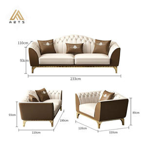 Set furnitur mewah, Set Sofa Model baru, gambar furnitur, Sofa Chesterfield Design, Set perabot ruang tamu, furnitur mewah - Product Image 2
