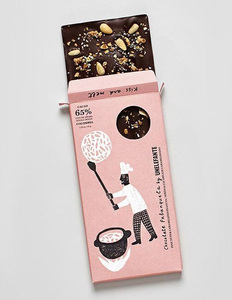 Boîte d'emballage pliante en papier kraft de luxe en gros, conception imprimée pour barres chocolatées, pour emballage alimentaire en carton blanc - Product Image 4