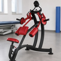 Machine à exercices de pectoraux assis professionnelle pour salle de sport, en acier robuste, avec coussinets pour les bras et siège