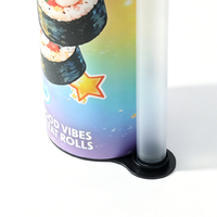 Tube en papier personnalisé de qualité alimentaire pour sushi avec paille, emballage cylindrique pour sushi, boîte en papier pour emballage