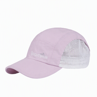 Odm Oem Custom Logo Golfhoed Met Geruit Patroon 5 Paneel Basketbalpet Sportieve Stijl Hardloop & Camp Pet Met Borduurprint