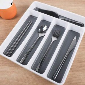 Nouvelle Tendance 2025 : Organisateur de Couverts Multifonctionnel et Réglable en Plastique pour Tiroir de Cuisine (Cuillères, Fourchettes, Ustensiles) - Product Image 3