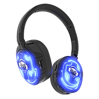Casque sans fil RF-910(MLC) le plus récent à 3 ou 10 canaux avec éclairage LED pour disco silencieux, idéal pour conférences, DJ, soirées et clubs