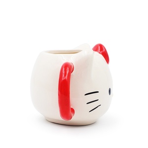 Taza Ecológica Creativa con Diseño de Gato, Adorable y Elegante, con Lazo, para Niños, 3D, para Publicidad y Promoción - Product Image 3