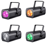 Projecteur LED COB Zoom 100W avec volets, blanc chaud/froid/RGBW, gradation fluide, éclairage stroboscopique pour église, mariage, théâtre