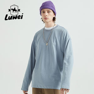 Unisex Men's 230g 3D for <b>Puff</b> Print Embossed Sweatshirt Crewneck Hoodie with Solid Pattern Custom Sweatshirts for Autumn Season - Product Image 1