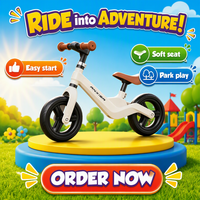 Vélo d'équilibre pour enfants de 8 pouces, vélo sans pédales, vélo à pousser pour les garçons et les filles de 1 à 3 ans, jouet d'apprentissage précoce