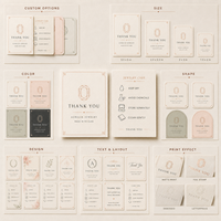 Carte d'instructions de soin pour bijoux de luxe personnalisés, en papier texturé, double face, pour emballage de marque de bijoux