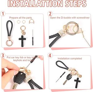 Envío Exprés: Llavero Corazón Brillante con Diamantes de Imitación, Soporte para Llaves para Mujer, Accesorios para Llavero de Coche, Envío Rápido - Product Image 6