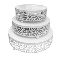 Bandeja de Postres Dorada Creativa de Estilo Europeo para Bodas, Plato de Pastel de Hierro de Varias Capas, Estante para Pastel, Plato para Frutas, Plato para Aperitivos