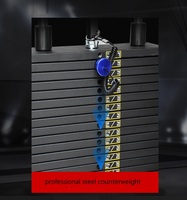Machine Smith Professionnelle Multifonctionnelle Réglable en Acier 330kg avec Crossover par Câble pour Usage Commercial en Salle de Sport