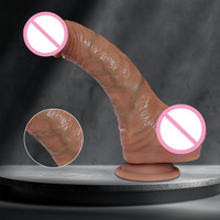 Dildo réaliste en silicone liquide, pénis artificiel de grande taille pour femmes, masturbation féminine