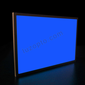 Caisson <span class=keywords><strong>lumineux</strong></span> publicitaire à DEL en aluminium et acrylique de taille personnalisée Installation décorative suspendue sur <span class=keywords><strong>panneau</strong></span> Edgelit - Product Image 1