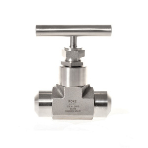 Hands <b>Needle</b> <b>Valve</b> 10mm American Standard SS316 Forged High Pressure Chemical Media - Product Image 5