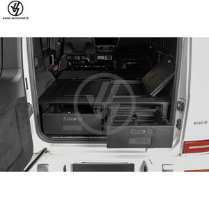 PE Trunk Metal Storage Box for Mercedes Benz G Wagon W465 G63 G500 G550 2025 Organizer Box <b>Drawer</b> Foldable Table Kit Interior - Product Image 5