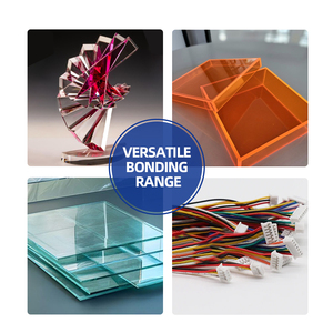 Adhésif liquide de qualité industrielle à durcissement UV pour le collage de fils et l'encapsulation de modules électroniques, transparent comme du cristal - Product Image 4