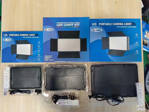 RL-900 Panneau lumineux <span class=keywords><strong>LED</strong></span> portable professionnel de 10 pouces avec télécommande et température de couleur réglable pour la photographie - Product Image 2