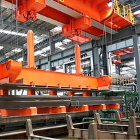 Pont roulant métallurgique à double poutre pour usine sidérurgique, à commande PLC, capacité 20-320 tonnes, pour la manutention de barres métalliques