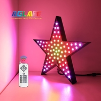Aglare IP65 Décorations étanches Éclairage RVB Auto Star Panel Christmas LED Pixel Point Light for Theme Park