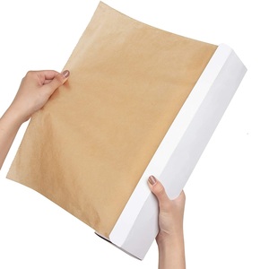Rollo de papel de silicona marrón Kraft de calidad alimentaria al por mayor de fábrica para hornear papel pergamino materia prima Natural papel a prueba de grasa - Product Image 4