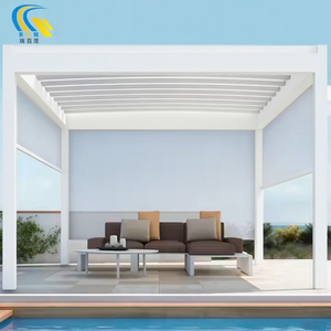 3x3 3x4 4x4 3x6 4x6m Moderno Exterior Aluminio Louvre Techo Pérgola Pérgula Hecho en China con Sistema de Canalón - Product Image 4