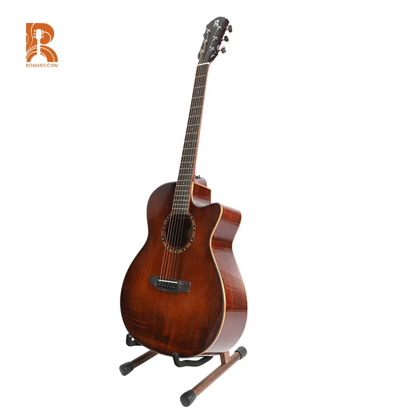 Marca romântico arco-íris instrumento musical guitarra, guitarra acústica de 41 polegadas forma ga preço de fábrica