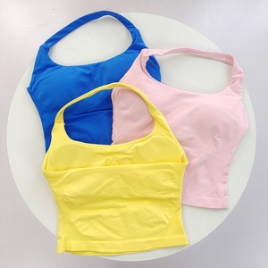 Camiseta Deportiva sin Mangas para Mujer, Transpirable, para Gimnasio, Ejercicio, Yoga, Ropa Deportiva, Camiseta sin Mangas, Chaleco Deportivo sin Espalda para Correr - Product Image 2