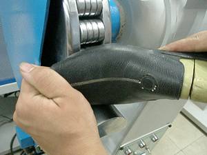 Máquina de calzado para aplastar y aplanar la esquina inferior del cuero, máquina de martilleo y pulido de calzado - Product Image 5