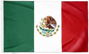 Bandera de México 3x5 pies - Poliéster más grueso - Banderas nacionales mexicanas MX de doble costura de calidad con ojales de latón - Product Image 3