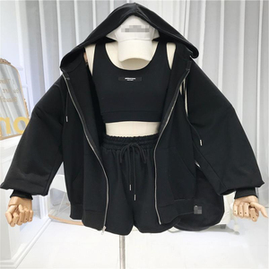 Completo <span class=keywords><strong>Sportivo</strong></span> <span class=keywords><strong>Trendy</strong></span> da Donna in Tessuto Leggero di Poliestere con Linee Pulite - Product Image 4