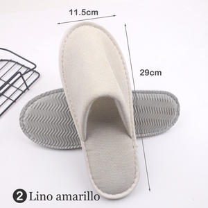 Pantoufles à gaufres jetables <span class=keywords><strong>haut</strong></span> <span class=keywords><strong>de</strong></span> <span class=keywords><strong>gamme</strong></span> avec logo personnalisé pour hôtels cinq étoiles Équipements d'hôtel parfaits - Product Image 4