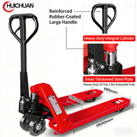 Transpaleta Manual Hidráulica Personalizada para Camión, 8 Toneladas, 10 Toneladas, Resistente, 8000 kg, 10000 kg, para Construcción Agrícola