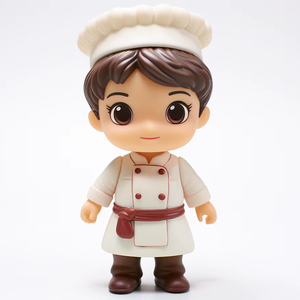 Personnage de dessin animé personnalisé en usine modè<span class=keywords><strong>le</strong></span> poupée jouet PVC Action Figurine pour Simulation enseignant médecin travailleur Chef Police - Product Image 1